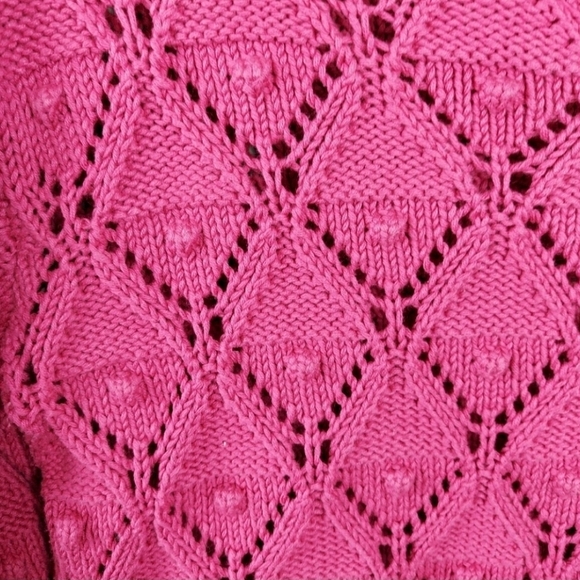 Tommy Hilfiger Pink Knot Sweater Size Small - Picture 3 of 8